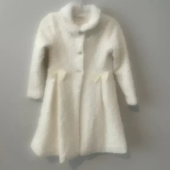 Christmas Holiday Sparkle Tulle Dress with Matching Coat Sz 4T - Picture 8 of 13